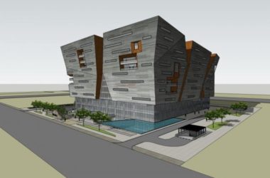 Sketchup文化模型|多层文化中心，现代风格，文化建筑-BIM建筑网