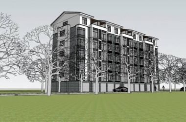 Sketchup住宅模型|多层住宅，居住建筑，花园洋房，中式风格-BIM建筑网