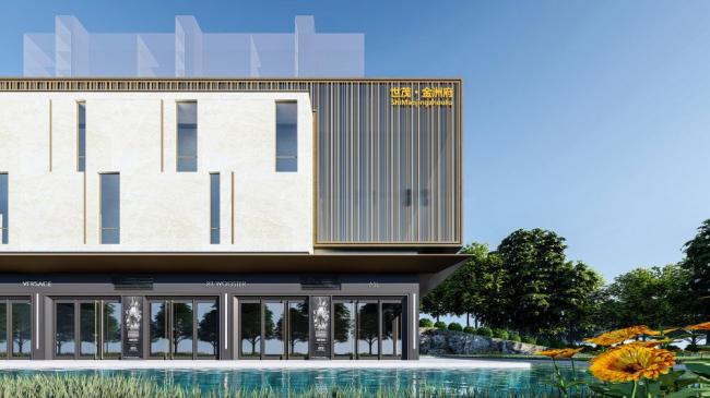 Sketchup商业模型|售楼处，现代风格，商业建筑