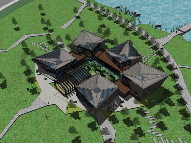 Sketchup文化模型|博物馆，现代风格，文化建筑