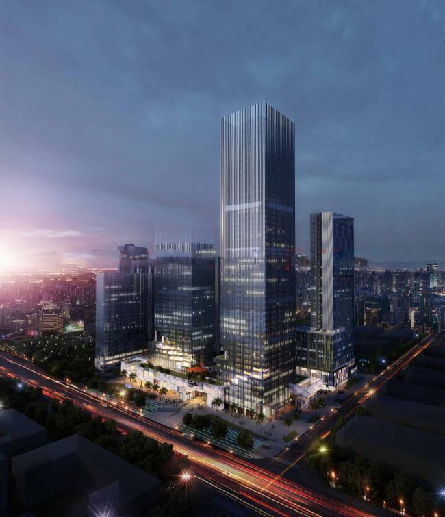 Sketchup综合体模型|超高层商业综合体，酒店办公，现代风格