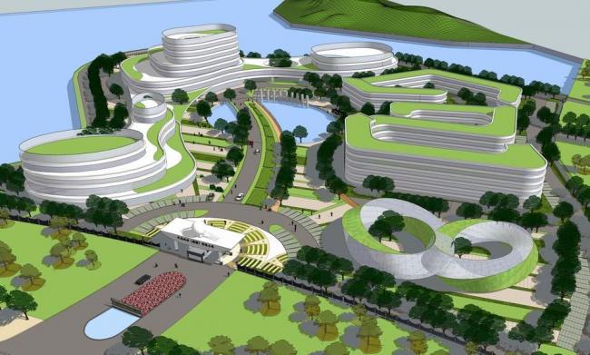 Sketchu工业厂房|集团总部设计，多层办公，产业园，工业园，现代风格