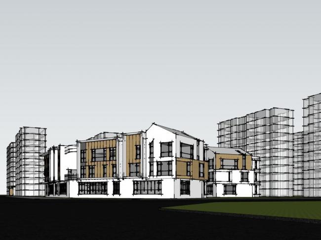 Sketchup学校模型|幼儿园，现代风格，教育建筑