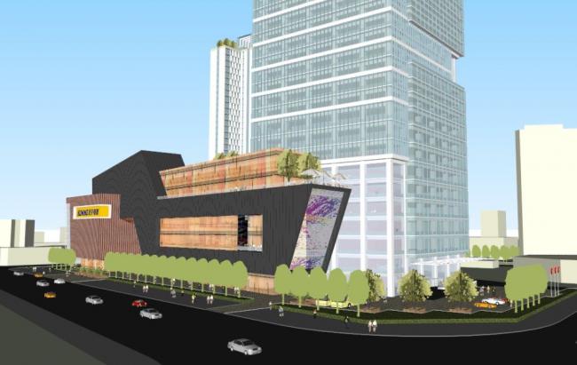 Sketchup综合体模型|超高层商业综合体，现代风格，酒店，办公