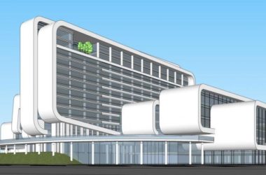 Sketchup医院模型|高层医院，医疗建筑，现代风格-BIM建筑网