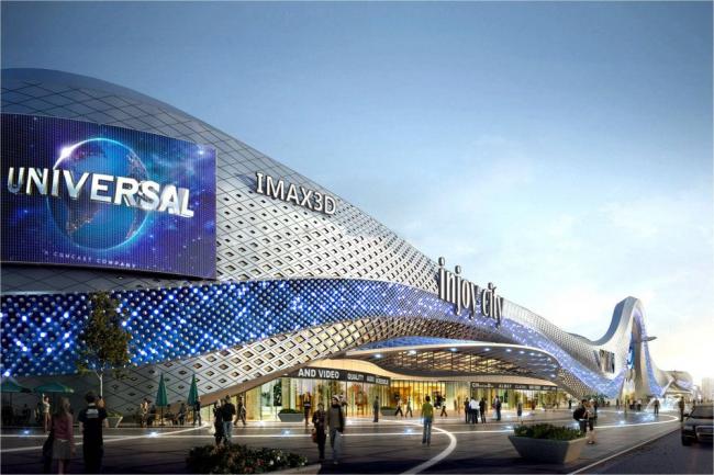 Sketchup综合体模型|多层高层混合，商业综合体，办公，现代风格