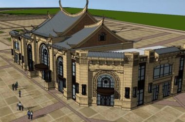 Sketchup商业模型|多层商业建筑，古典风格-BIM建筑网