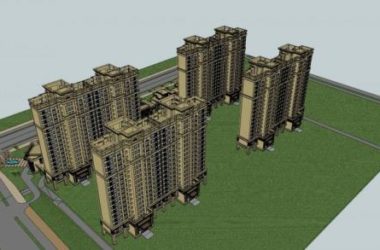 Sketchup住宅模型|商业住宅小区，新古典风格，底层商业，居住建筑-BIM建筑网