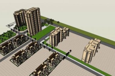 Sketchup住宅模型|高层住宅小区，新古典风格，居住建筑，多层花园洋房，公寓-BIM建筑网