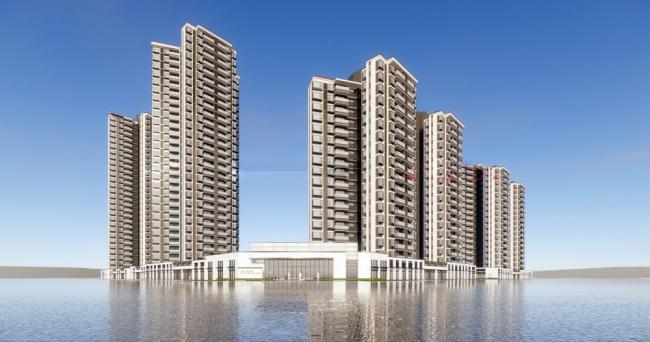 Sketchup住宅模型|高层住宅，居住建筑，现代风格