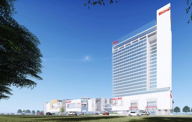 Sketchup综合体模型|商业综合体，多层高层混合，现代风格