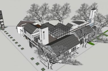 Sketchup商业模型|多层会所，新中式风格，商业建筑-BIM建筑网