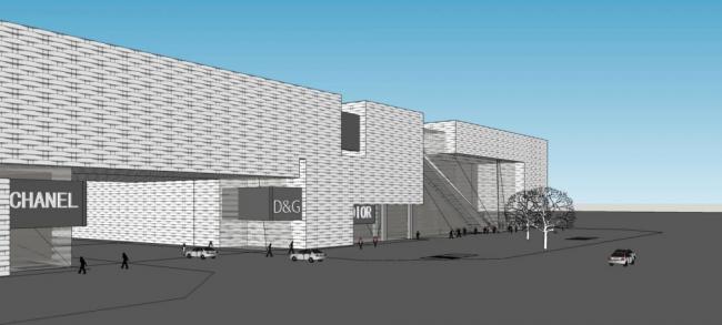 Sketchup商业模型|多层商场，商业建筑，现代风格，大型商厦