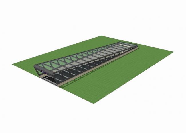 Sketchup素材模型|地下车库出入口