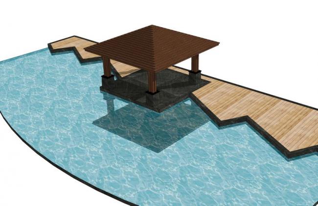 Sketchup景观模型|节点景观