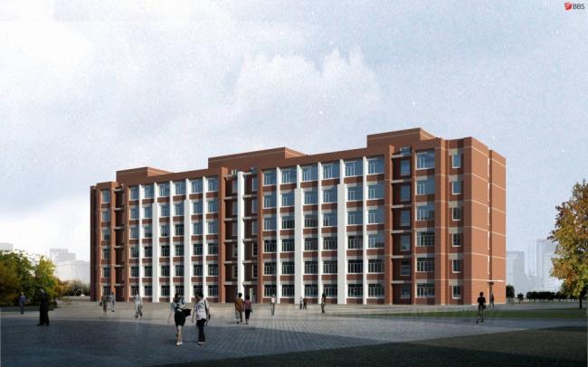 Sketchup住宅模型|多层宿舍楼，现代风格，公寓，居住建筑