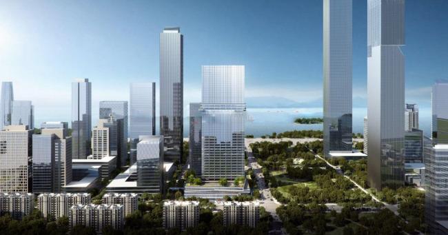 Sketchup办公模型|商务办公，酒店，超高层，商业裙房，现代风格