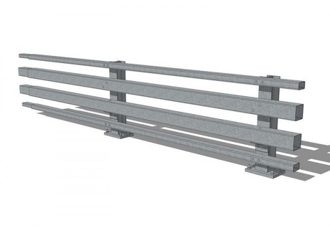 Sketchup素材模型|道路护栏