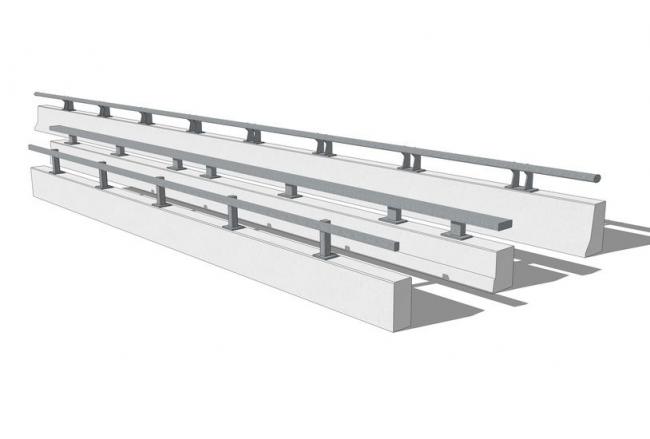 Sketchup素材模型|道路护栏