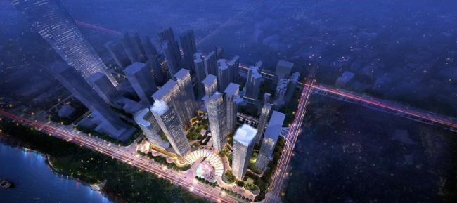 Sketchup综合体模型|超高层商业综合体，办公，酒店，现代风格