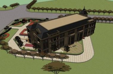 Sketchup学校模型|多层幼儿园，古典风格，教育建筑，简欧风格-BIM建筑网