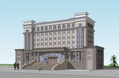 Sketchup办公模型|行政办公楼，政府办公楼，多层，简欧式-BIM建筑网