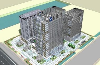 Sketchup办公模型|高层办公楼，现代风格-BIM建筑网