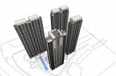 Sketchup住宅模型|高层住宅楼，小区，现代风格，居住建筑-BIM建筑网