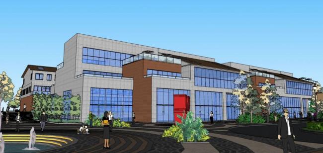 Sketchup商业模型|多层商业街，商场，景观，现代风格