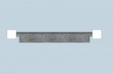 Sketchup素材模型|围墙护栏，建筑构件，中式风格-BIM建筑网