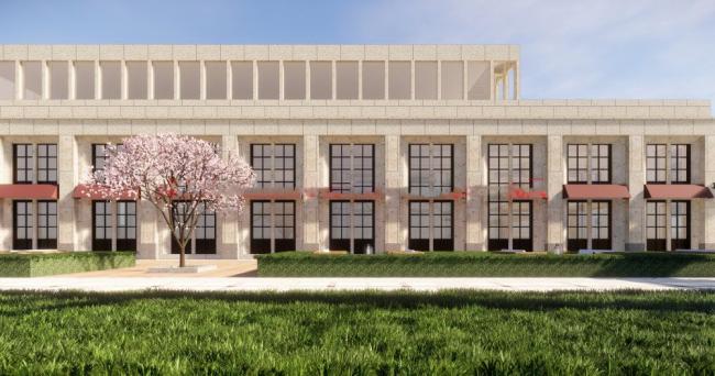 Sketchup商业模型|多层售楼处，现代风格，商业建筑