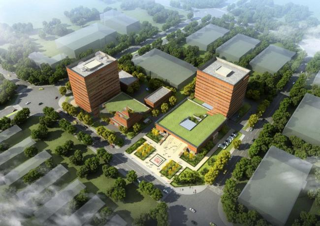 Sketchup办公模型|高层办公楼，现代风格