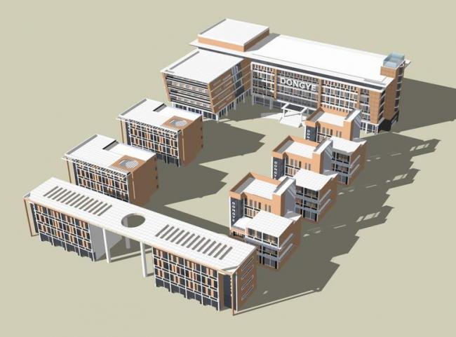 Sketchu工业厂房|多层产业园，软件园，科技园，厂房，现代风格，工业建筑