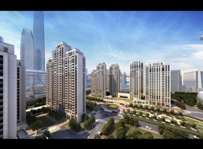 Sketchup住宅模型|高层住宅，居住建筑，现代风格