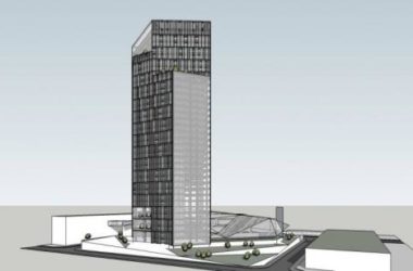 Sketchup办公模型|高层办公楼，酒店，现代风格-BIM建筑网