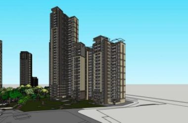 Sketchup住宅模型|高层住宅，小区，景观，居住建筑，现代风格-BIM建筑网