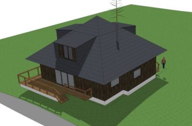 Sketchup小品模型|木屋-BIM建筑网