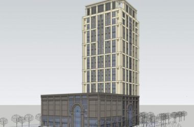 Sketchup办公模型|高层办公楼，新古典风格-BIM建筑网