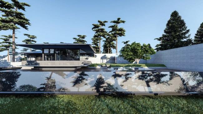 Sketchup商业模型|餐厅，新中式风格，商业建筑