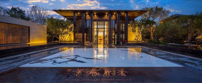 Sketchup商业模型|售楼处，新中式风格，商业建筑