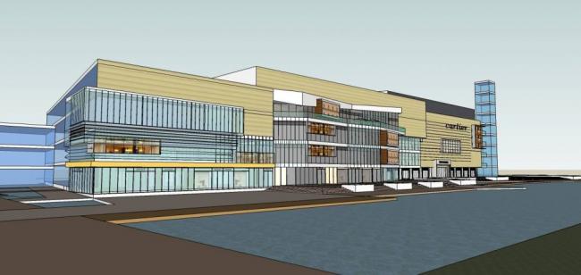 Sketchup商业模型|多层商场，商业建筑，现代风格