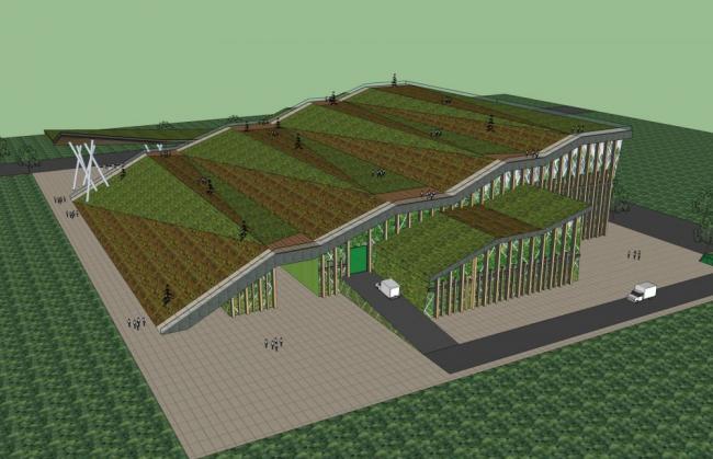 Sketchup文化模型|多层博物馆，文化建筑， 现代风格