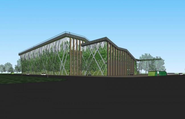 Sketchup文化模型|多层博物馆，文化建筑， 现代风格