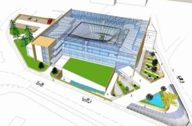 Sketchup文化模型|多层展示中心，文化馆，现代风格-BIM建筑网