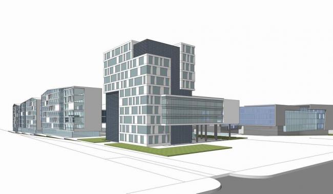 Sketchu工业厂房|多层产业园，现代风格，工业建筑，小型办公楼