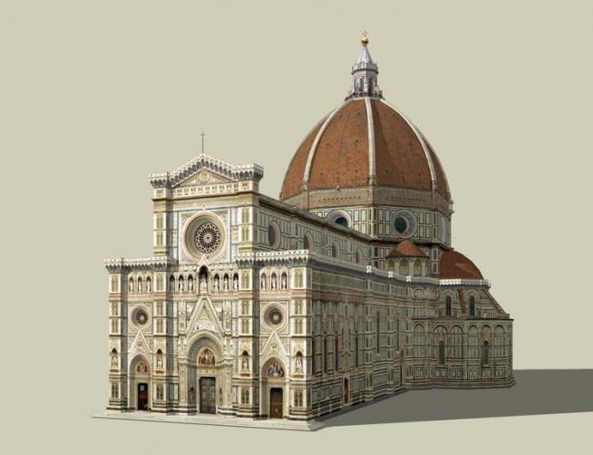 Sketchup文化模型|欧式教堂，欧式古建筑，古典风格，宗教