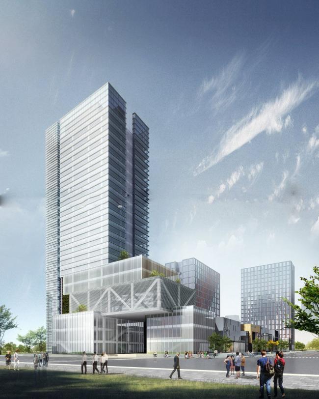 Sketchup综合体模型|超高层商业综合体，酒店办公，现代风格