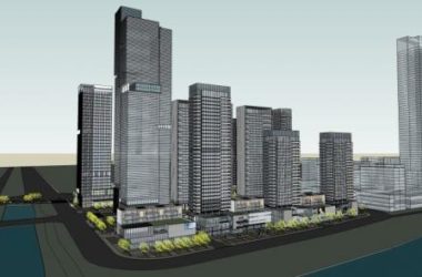 Sketchup综合体模型|超高层商业综合体，酒店办公，现代风格-BIM建筑网