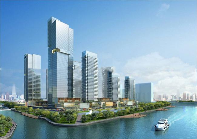 Sketchup综合体模型|超高层商业综合体，酒店办公，现代风格