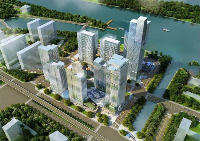 Sketchup综合体模型|超高层商业综合体，酒店办公，现代风格